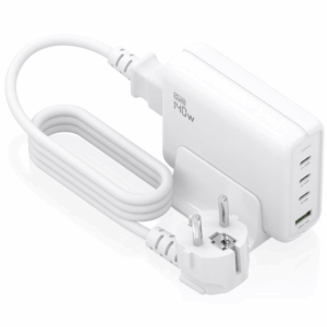 Cargador sobremesa gan aisens asch-140w4p055-w/ 3xusb tipo-c/ 1xusb/ 140w