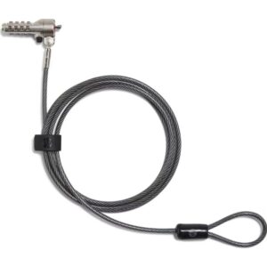 Cable de seguridad para portátiles hp 63b28aa/ 1.83m