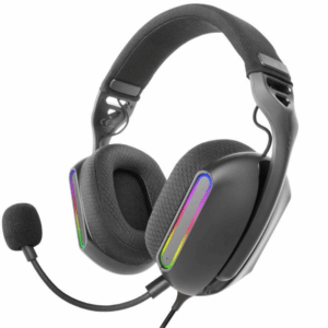 Auriculares gaming con micrófono mars gaming mh-pro/ jack 3.5/ usb/ negros