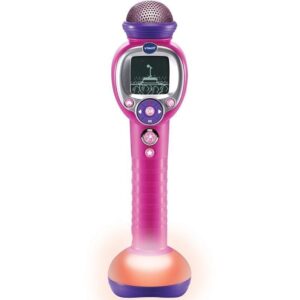 Micrófono inalámbrico vtech kidi superstar dance micrófono mágico/ rosa