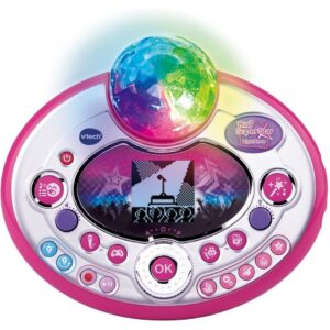 Micrófono inalámbrico vtech kidi superstar lightshow/ rosa
