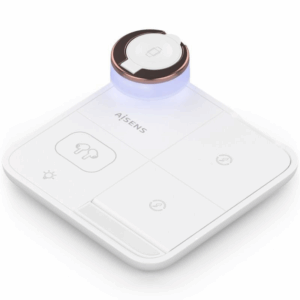 Estación de carga inalámbrica qi aisens asch-15w4wc061-w/ 1xusb tipo-c/ 15w/ 5w/ blanco