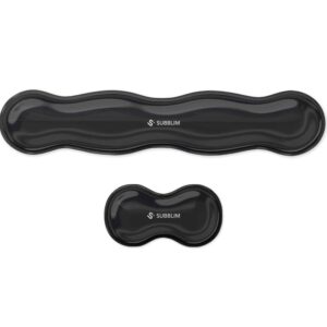 Pack de 2 reposamuñecas subblim ergo crystal flex