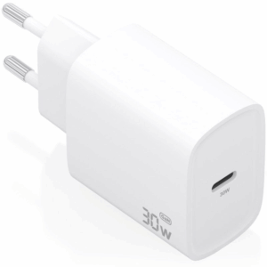 Cargador de pared gan aisens a110-0950/ 1xusb tipo-c/ 30w/ blanco