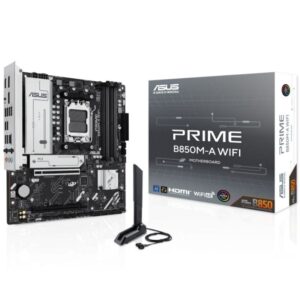 Placa base asus prime b850m-a wifi socket am5/ micro atx