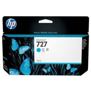 Cartucho cian hp designjet nº727 - 130ml - compatible según especificaciones