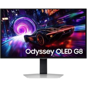 Monitor gaming samsung odyssey oled g8 g81sf s32fg810su 32'/ 4k/ 0.03ms/ 240hz/ oled/ regulable en altura/ plata