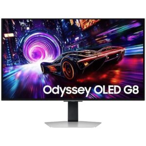 Monitor gaming samsung odyssey oled g8 s32fg812su 32'/ 4k/ 0.03ms/ 240hz/ regulable en altura/ plata