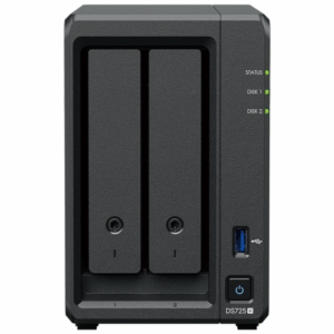 Nas synology diskstation ds725+/ 2 bahías 3.5'- 2.5'/ 4gb ddr4/ formato torre