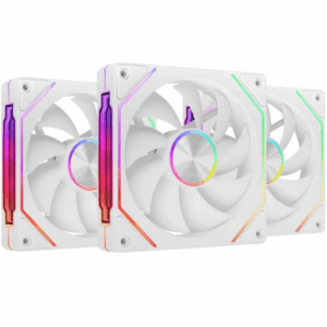 Pack 3 ventiladores mars gaming mf-linkfinitykit2/ 12cm/ argb/ blanco
