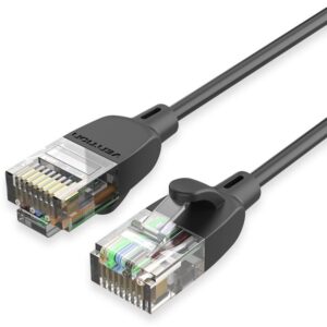 Cable de red rj45 utp vention ibibd cat.6a/ 50cm/ negro