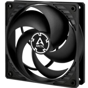 Ventilador arctic p12 silent/ 12cm/ negro