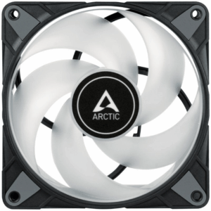 Ventilador arctic p12 pwm pst a-rgb/ 12cm/ negro