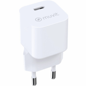 Cargador de pared muvit for change mcacc0047/ 1xusb tipo-c/ 30w
