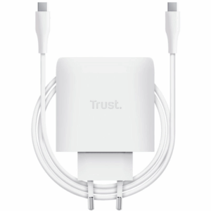 Cargador de pared gan trust maxo 65w/ 1xusb tipo-c/ incluye cable usb tipo-c/ 65w