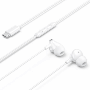 Auriculares intrauditivos vention echo lite usb-c in-ear/ con micrófono/ usb tipo-c/ blancos