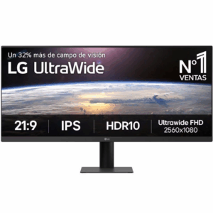 Monitor profesional ultrapanorámico lg ultrawide 34u511a-b 34'/ uwfhd/ negro