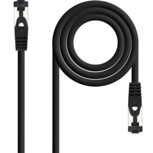 Cable de red rj45 sstp nanocable 10.20.2000-bk cat.8.1/ 50cm/ negro