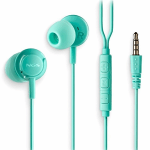 Auriculares intrauditivos ngs cross drift/ con micrófono/ jack 3.5/ verdes