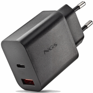 Cargador de pared gan ngs era 30w/ 1xusb tipo-c/ 1xusb/ 30w