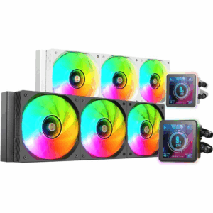 Sistema de refrigeración líquida mars gaming ml-visionpro360/ negro