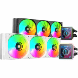 Sistema de refrigeración líquida mars gaming ml-visionpro360/ blanco