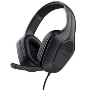 Auriculares gaming con micrófono trust gaming gxt 417 zirox/ jack 3.5/ negros