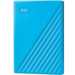 Disco externo western digital my passport 4tb/ 2.5'/ usb 3.2/ azul
