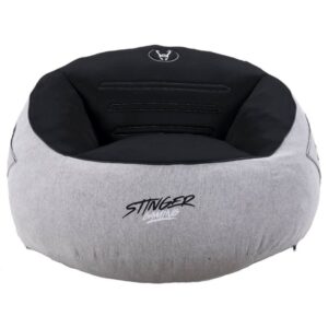 Puff woxter stinger gaming/ con relleno/ gris y negro