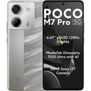 Smartphone xiaomi poco m7 pro 8gb/ 256gb/ 6.67'/ 5g/ plata