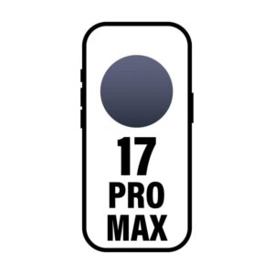 Smartphone apple iphone 17 pro max 256gb/ 6.9'/ 5g/ azúl oscuro