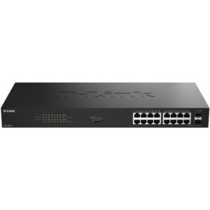 Switch d-link dgs-1018p/e 18 puertos/ rj-45 gigabit 10/100/1000 poe/ sfp