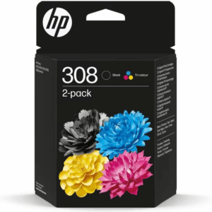 Cartucho de tinta original hp nº308 multipack/ negro + tricolor