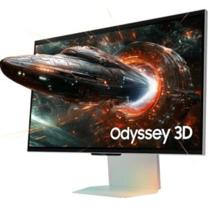 Monitor gaming samsung odyssey 3d g90xf s27fg900xu 27'/ 4k/ 1ms/ 165hz/ 3d/ multimedia/ regulable en altura/ plata