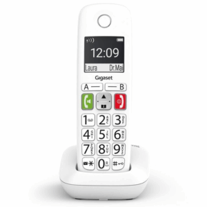 Teléfono inalámbrico gigaset e290/ blanco