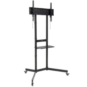 Soporte de suelo inclinable con ruedas tooq kefrén fs1150m-b para tv de 37-70'/ hasta 70kg